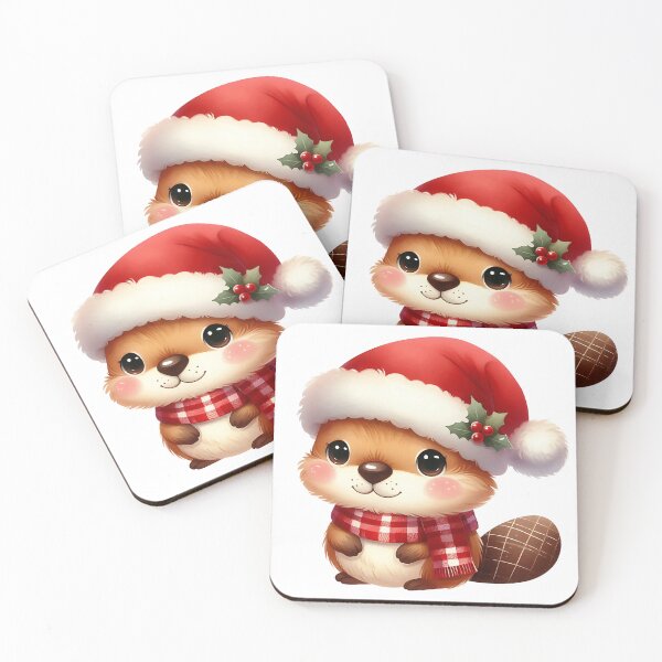 Item preview, A0548 Beaver’s Christmas Cheer – Festive Beaver-Themed Collectible, Perfect for Holiday Decor, Unique Gift, and Premium Quality Design designed and sold by angieart68.