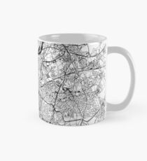 Brüssel-weiße Karte Tasse