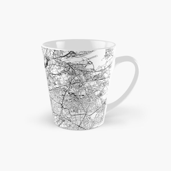 Item preview, Brussels White Map designed and sold by multiplicitymap.