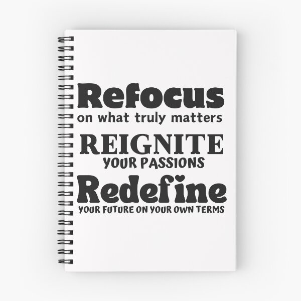 Item preview, Refocus, Reignite, Redefine designed and sold by Abundancelife.