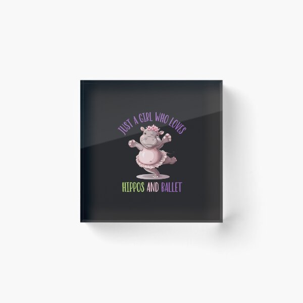 Item preview, Just A Girl Who Loves Hippos And Ballet designed and sold by elynne9.