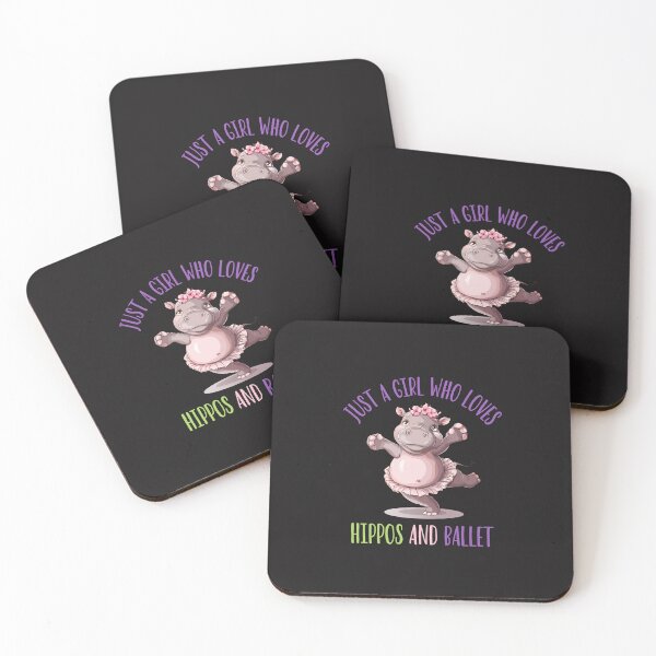Item preview, Just A Girl Who Loves Hippos And Ballet designed and sold by elynne9.