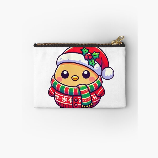 Item preview, Festive Chick in Christmas Scarf and Hat designed and sold by Chokhdi289shop.