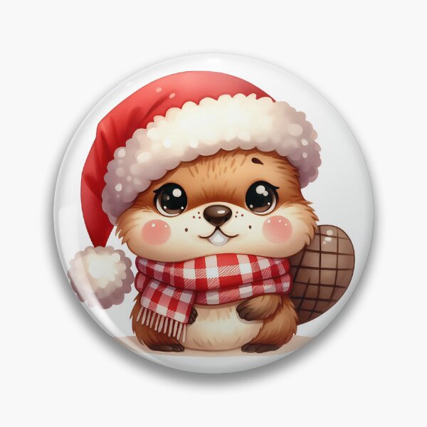 Item preview, A0548 Beaver’s Christmas Cheer – Festive Beaver-Themed Collectible, Perfect for Holiday Decor, Unique Gift, and Premium Quality Design designed and sold by angieart68.