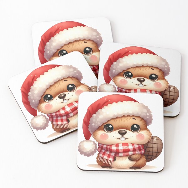 Item preview, A0548 Beaver’s Christmas Cheer – Festive Beaver-Themed Collectible, Perfect for Holiday Decor, Unique Gift, and Premium Quality Design designed and sold by angieart68.