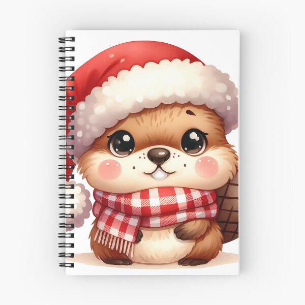 Item preview, A0548 Beaver’s Christmas Cheer – Festive Beaver-Themed Collectible, Perfect for Holiday Decor, Unique Gift, and Premium Quality Design designed and sold by angieart68.