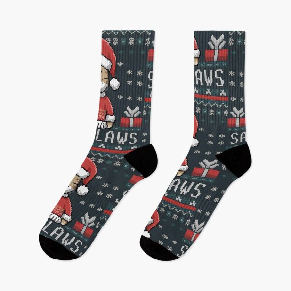 Item preview, Santa Claws Christmas Cat – Cute Ugly Sweater Design designed and sold by Thehighhippo.