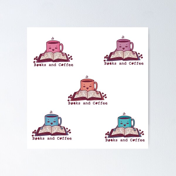 Item preview, Books and Coffee designed and sold by Sophie-Ljubicic.