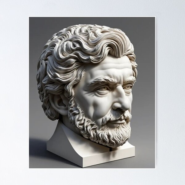 Item preview, Sculpture of a male bust designed and sold by Carmensa67.