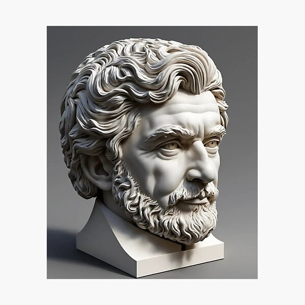 Item preview, Sculpture of a male bust designed and sold by Carmensa67.