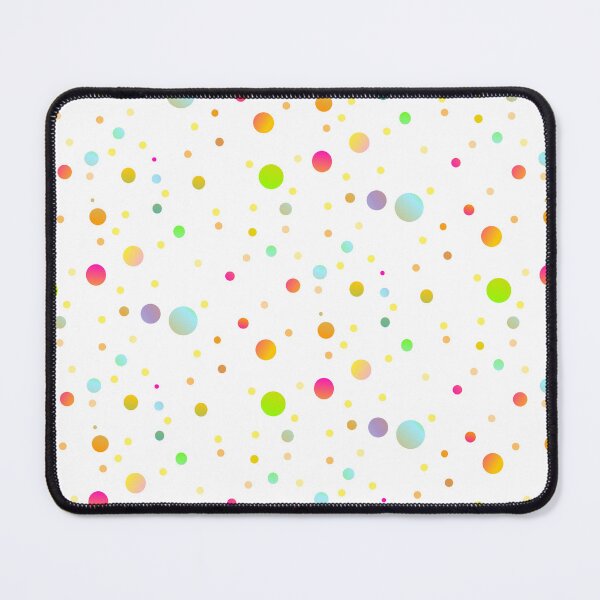 Item preview, White colorful bright polka dots | bright spotty designed and sold by lausn.