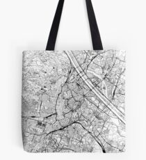 Wien Weiße Karte Tasche