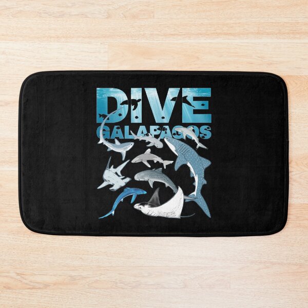 Item preview, Dive Galapagos whale shark tiger shark hammerhead manta ray designed and sold by NicGrayGraphic.