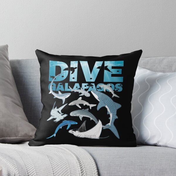 Item preview, Dive Galapagos whale shark tiger shark hammerhead manta ray designed and sold by NicGrayGraphic.