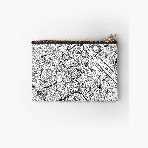 Item preview, Vienna White Map designed and sold by multiplicitymap.