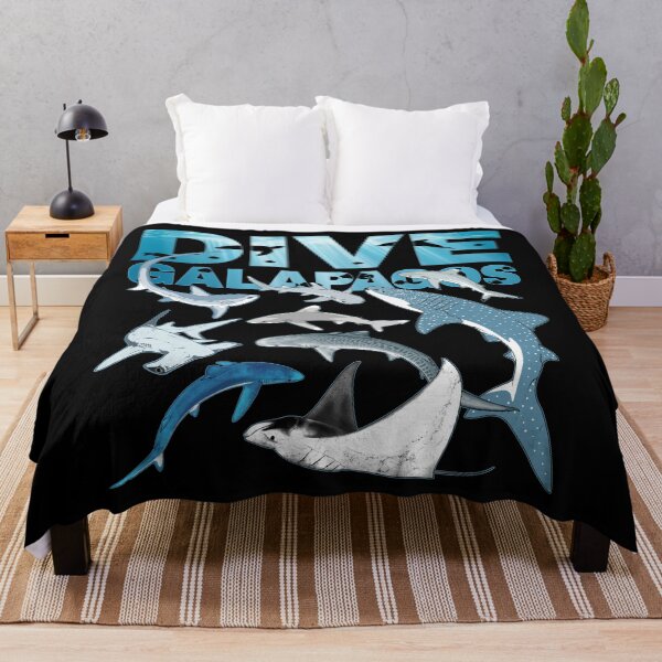 Item preview, Dive Galapagos whale shark tiger shark hammerhead manta ray designed and sold by NicGrayGraphic.