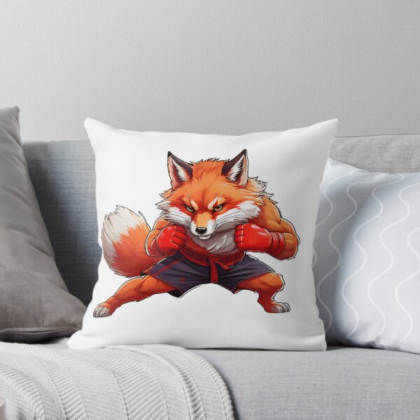Item preview, Muscular Fighting Fox Character in Boxing Stance Wearing Shorts and Boxing Gloves designed and sold by PiNGGoGoRi.
