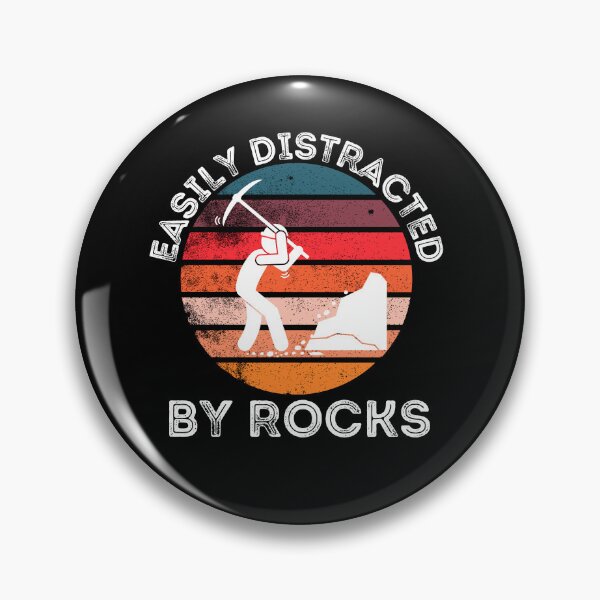 Item preview, Easily distracted by rocks designed and sold by belladesign7.