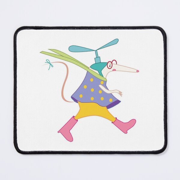 Item preview, Mouse Mildred with helicopter propeller hat designed and sold by The Iconic Aussie.