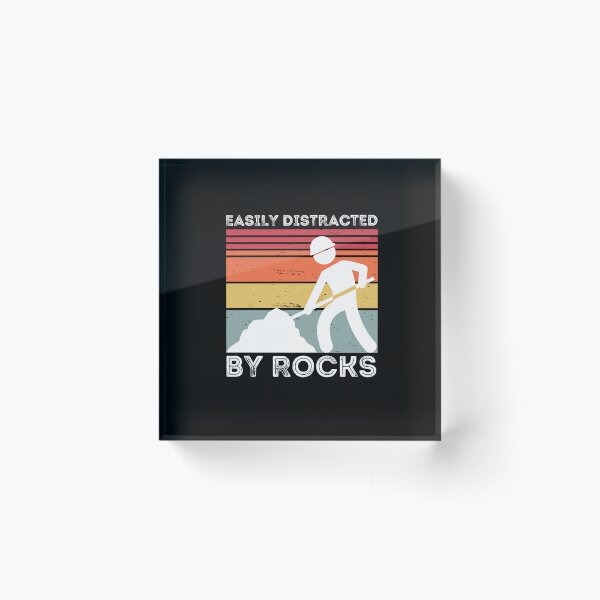 Item preview, Easily distracted by rocks designed and sold by belladesign7.