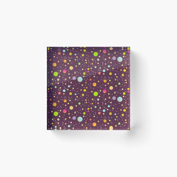 Item preview, Deep purple colorful bright polka dots | funny bright spotty designed and sold by lausn.