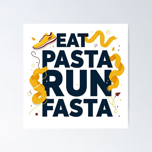 Item preview, Eat Pasta Run Fasta designed and sold by askarne.