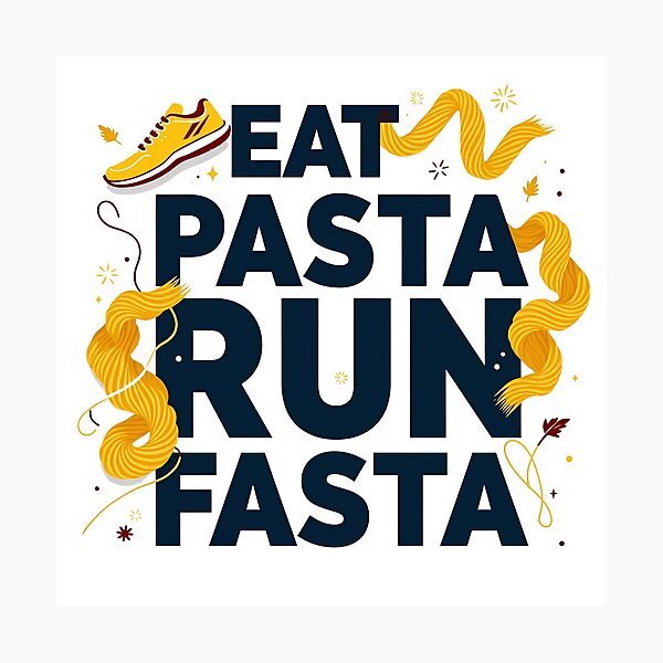 Item preview, Eat Pasta Run Fasta designed and sold by askarne.