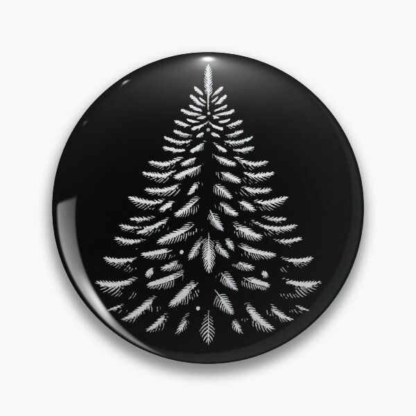 Artikelvorschau, Schlichte Weihnachtsbaum Silhouette entworfen und verkauft von LuminOrb.