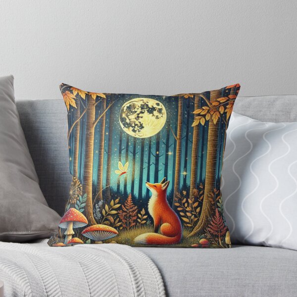 Aperçu de l'œuvre Renard Mystique dans une Forêt Enchantée créée et vendue par Alta-store.