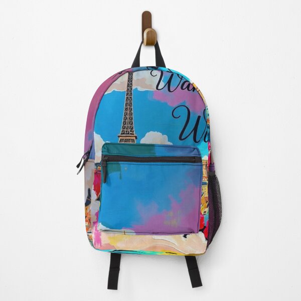 Item preview, Wanderlust Dreamscape: A Colorful Cityscape designed and sold by zatum.