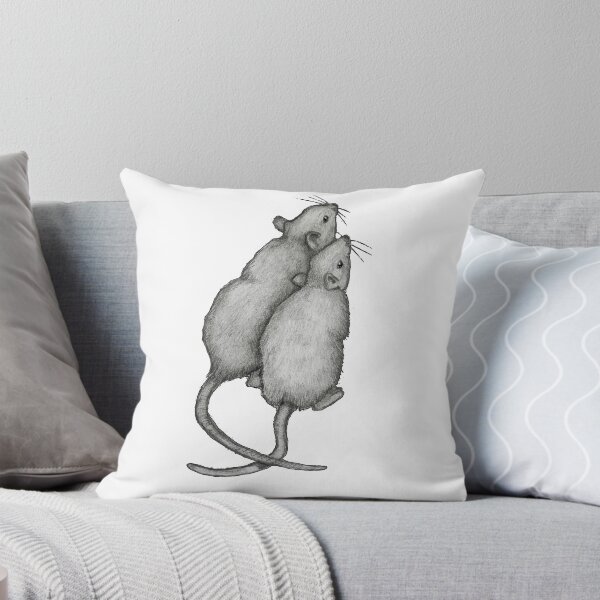 Item preview, Two Little Mice Looking Up, Original Pencil Drawing, Mouse designed and sold by JoyfulWhimsy.