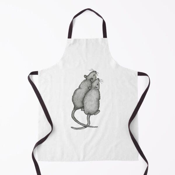 Item preview, Two Little Mice Looking Up, Original Pencil Drawing, Mouse designed and sold by JoyfulWhimsy.