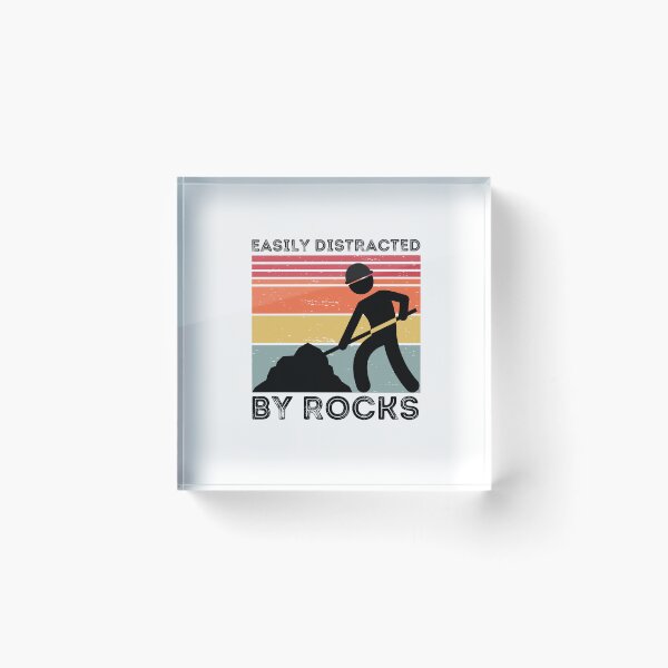 Item preview, Easily distracted by rocks designed and sold by belladesign7.