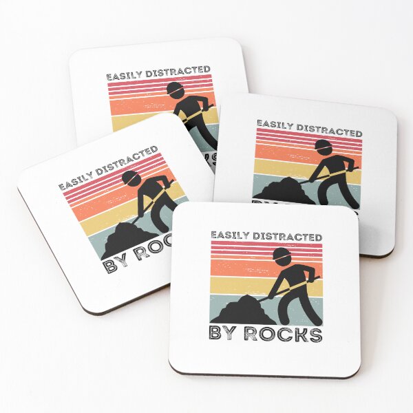 Item preview, Easily distracted by rocks designed and sold by belladesign7.