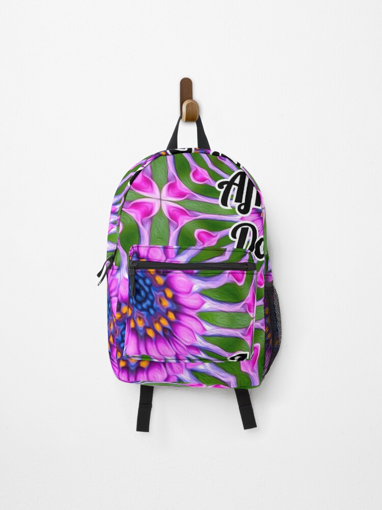 Thumbnail 1 of 3, Backpack, Esthetic Daisy Pattern designed and sold by Patternflower.