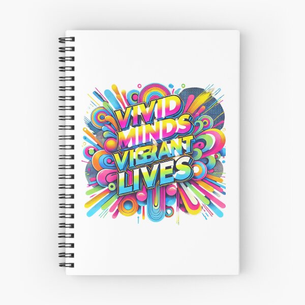 Item preview, Vivid Minds, Vibrant Lives - Abstract T-Shirt Design designed and sold by artistmagicshop.