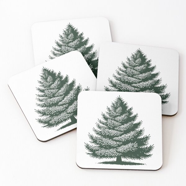 Item preview, christmas Evergreen Pine Illustration designed and sold by LuminOrb.