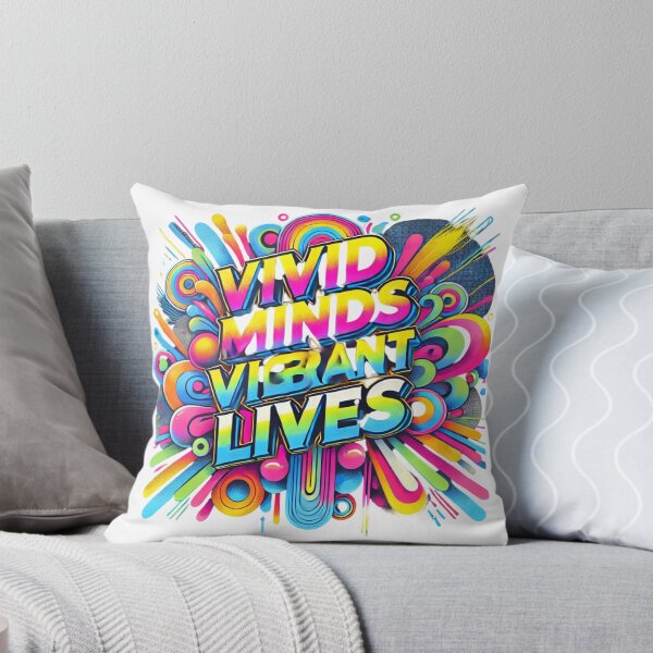 Item preview, Vivid Minds, Vibrant Lives - Abstract T-Shirt Design designed and sold by artistmagicshop.