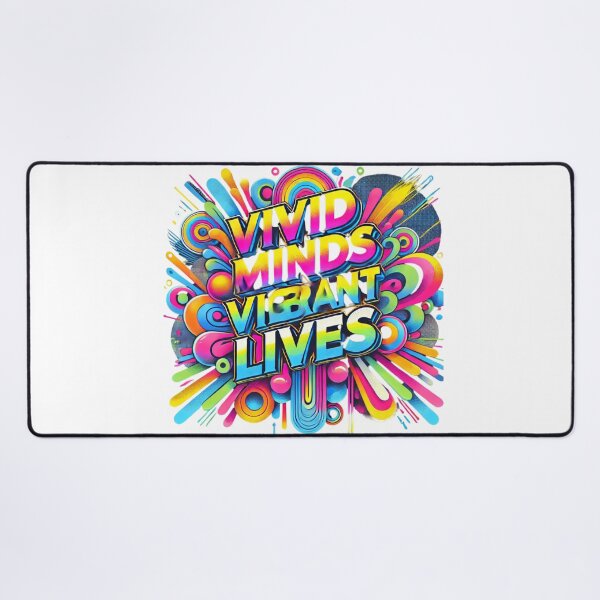Item preview, Vivid Minds, Vibrant Lives - Abstract T-Shirt Design designed and sold by artistmagicshop.