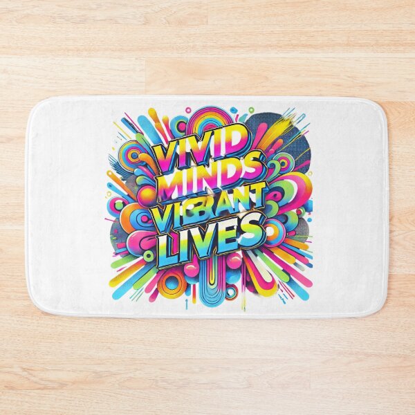 Item preview, Vivid Minds, Vibrant Lives - Abstract T-Shirt Design designed and sold by artistmagicshop.
