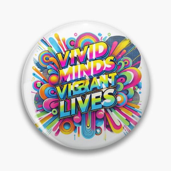 Item preview, Vivid Minds, Vibrant Lives - Abstract T-Shirt Design designed and sold by artistmagicshop.