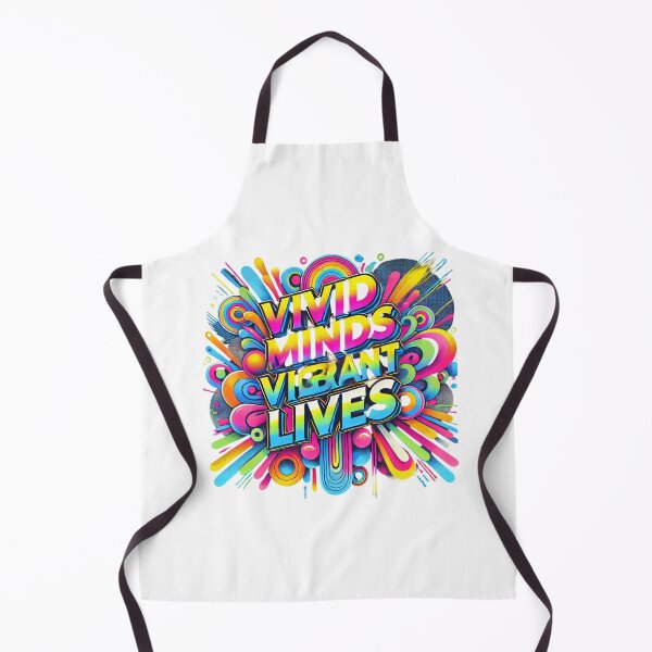 Item preview, Vivid Minds, Vibrant Lives - Abstract T-Shirt Design designed and sold by artistmagicshop.