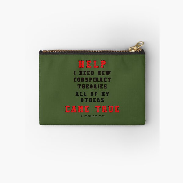 Item preview, HELP I Need New Conspiracy Theories designed and sold by alien almanac.