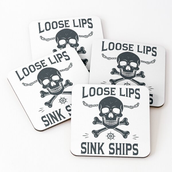 Item preview, Loose Lips sink ships designed and sold by FitEnvy.