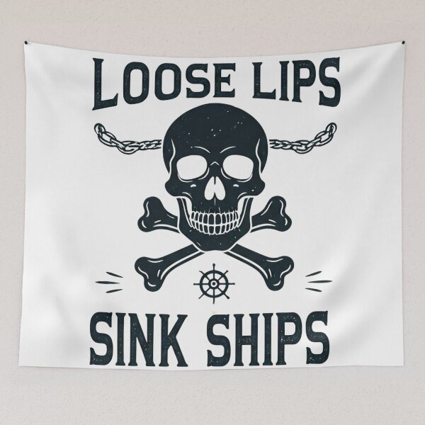 Item preview, Loose Lips sink ships designed and sold by FitEnvy.