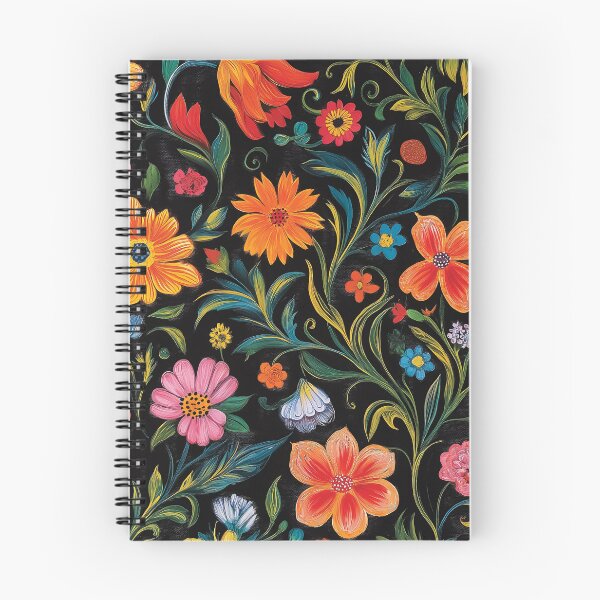 Item preview, An array of vibrant flowers set against a striking black background, emphasizing their lively colors and intricate forms.  designed and sold by HEMRO.