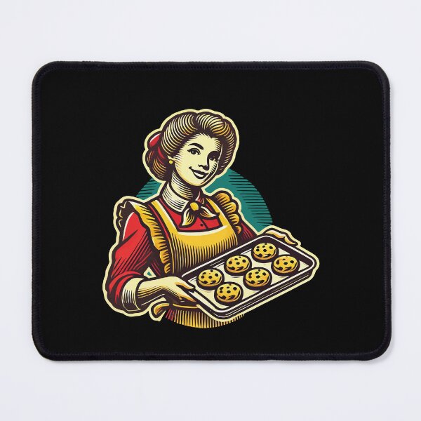 Item preview, Nostalgic Baker With Cookies Motif designed and sold by LuminOrb.