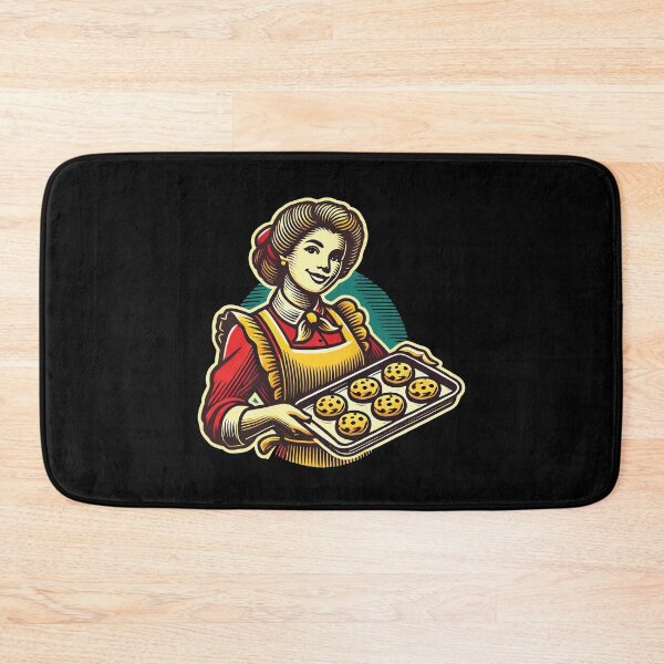 Item preview, Nostalgic Baker With Cookies Motif designed and sold by LuminOrb.