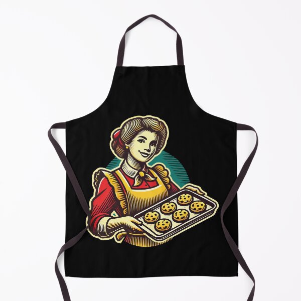 Item preview, Nostalgic Baker With Cookies Motif designed and sold by LuminOrb.