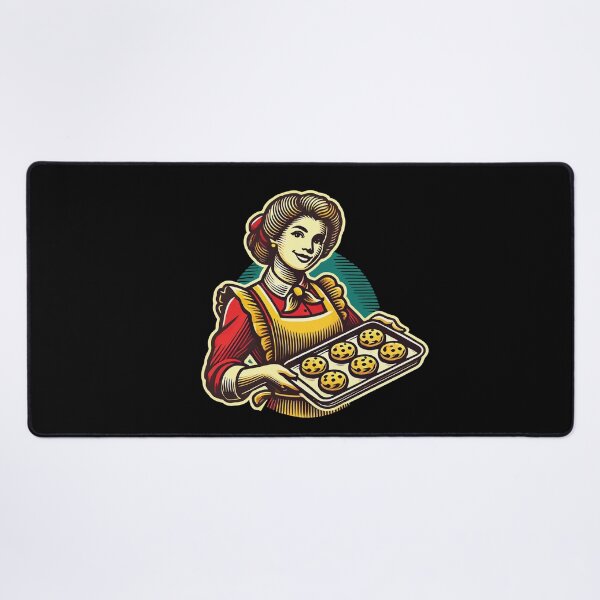 Item preview, Nostalgic Baker With Cookies Motif designed and sold by LuminOrb.